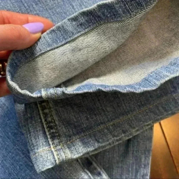 Vintage Bluenotes Jeans Low Rise Baby Bootcut Y2K Mid Blue Denim Size 26 - Picture 14 of 16
